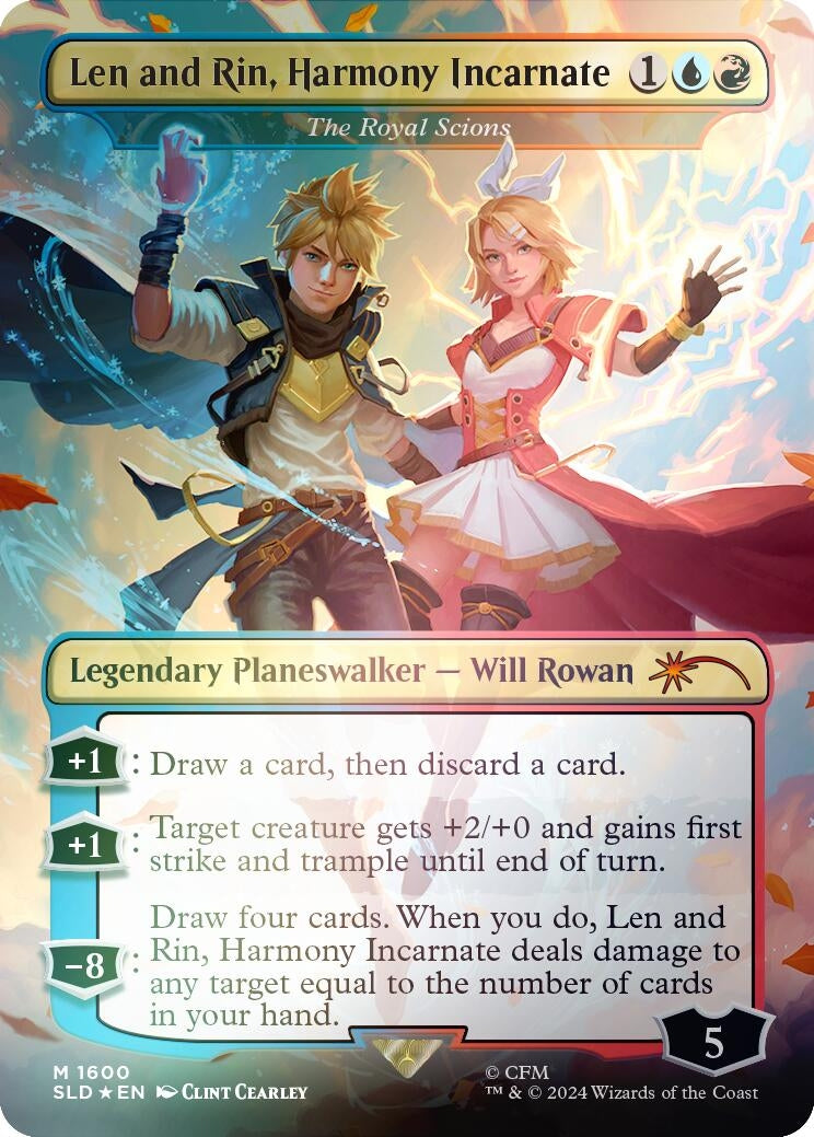 Len and Rin, Harmony Incarnate - The Royal Scions (Rainbow Foil) (1600) (SLD)