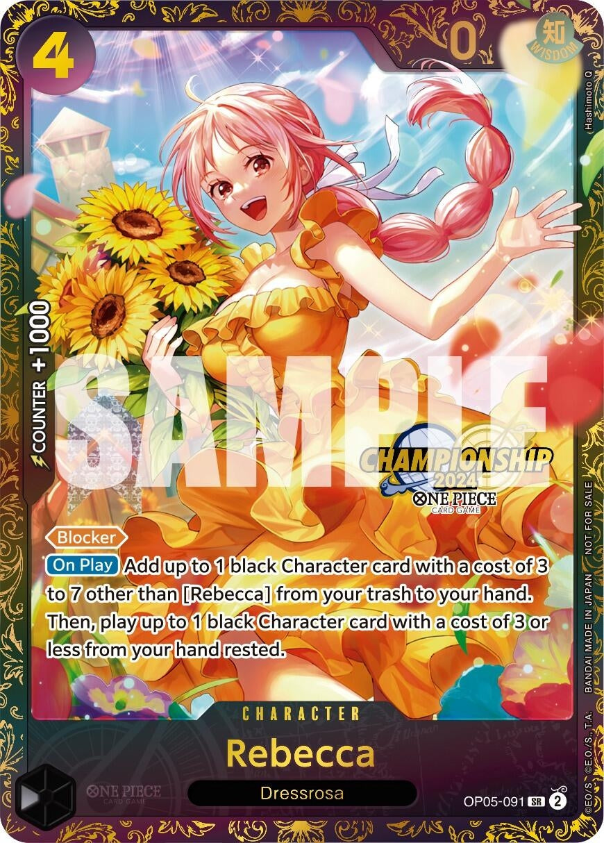 Rebecca (October Championship 2024 Online Regional) (OP05-091) (OP-PR)
