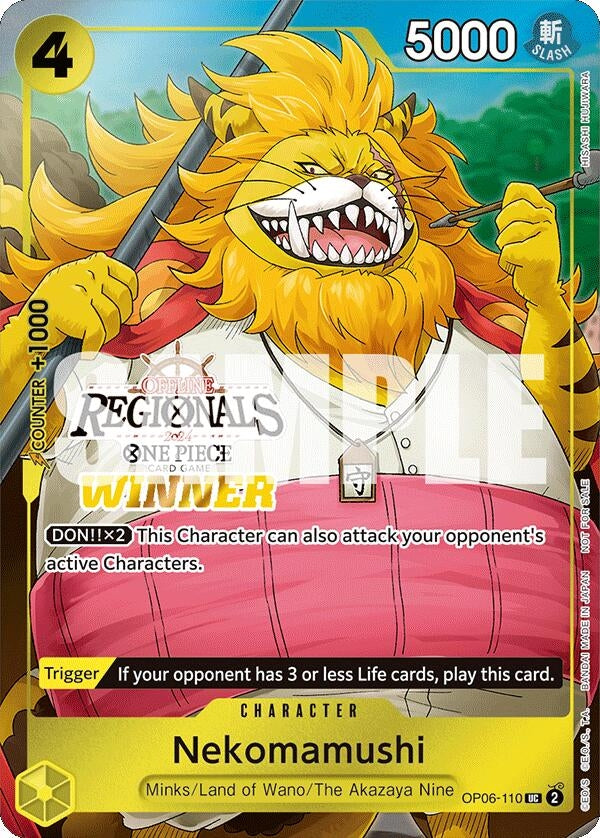 Nekomamushi (Offline Regional 2024 Vol. 3) [Winner] (OP06-110) (OP-PR)