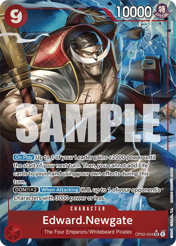 Edward.Newgate (OP02-004) (Alternate Art) (OP02-004) (PRB-01)