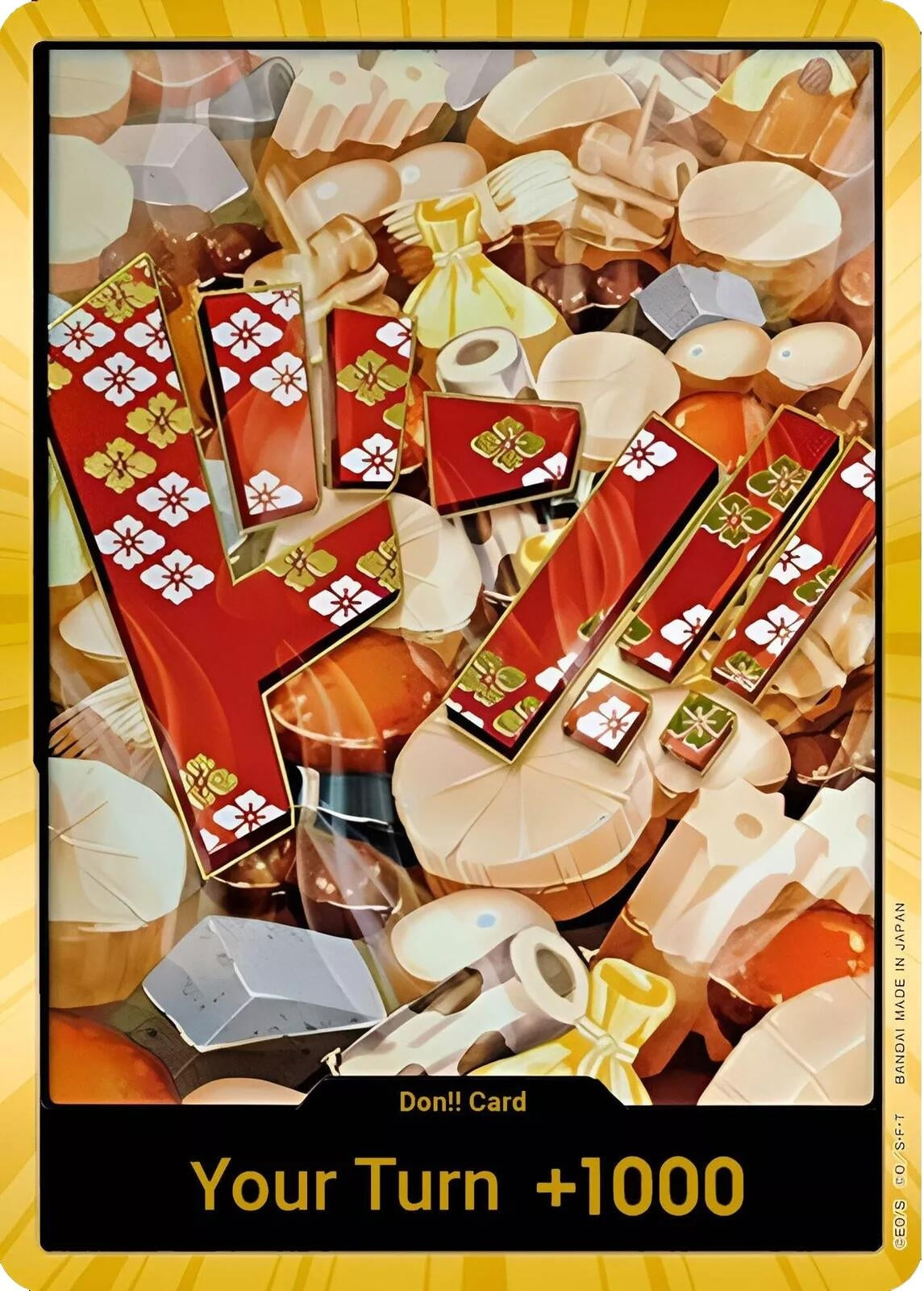 DON!! Card (Oden) (Gold) (PRB-01)