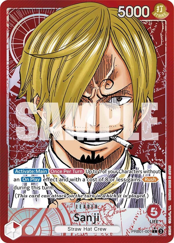 Sanji (PRB01-001) (Alternate Art) (PRB01-001) (PRB-01)