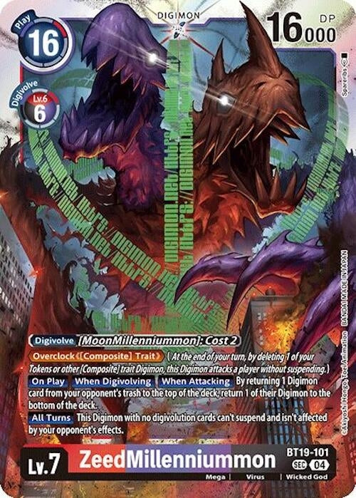 ZeedMillenniummon (BT19-101 SEC) (BT18-19)
