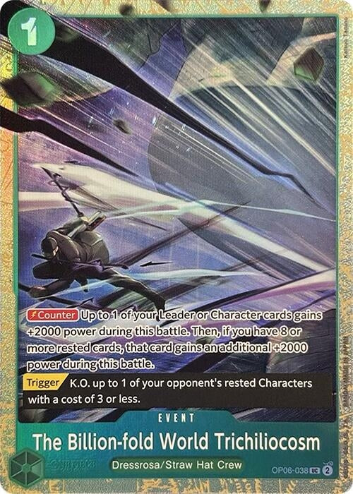 The Billion-fold World Trichiliocosm (Premium Card Collection -Best Selection Vol. 2-) (OP06-038) (OP-PR)
