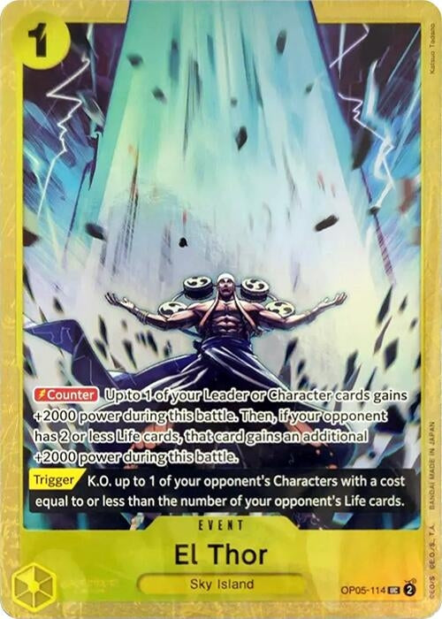 El Thor (Premium Card Collection -Best Selection Vol. 2-) (OP05-114) (OP-PR)