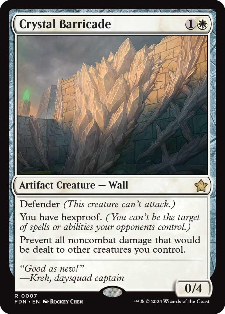 Crystal Barricade (7) (FDN)