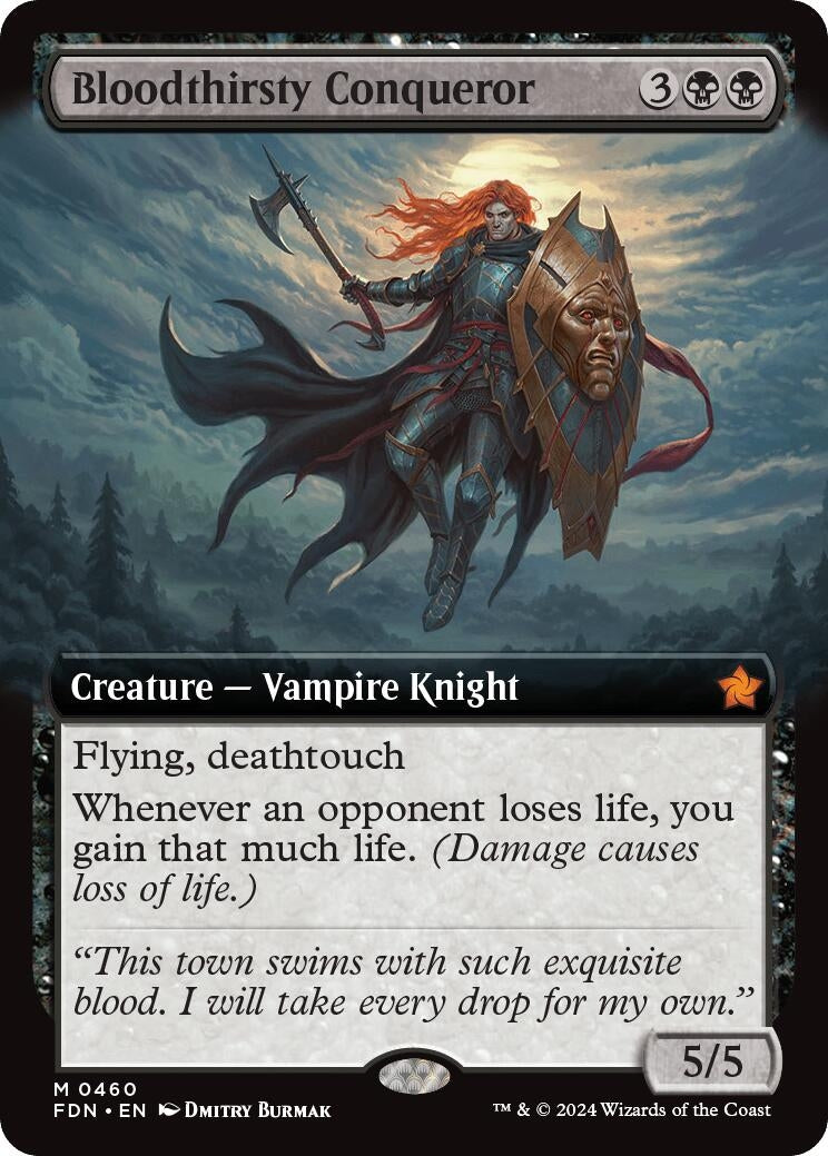 Bloodthirsty Conqueror (Extended Art) (460) (FDN)
