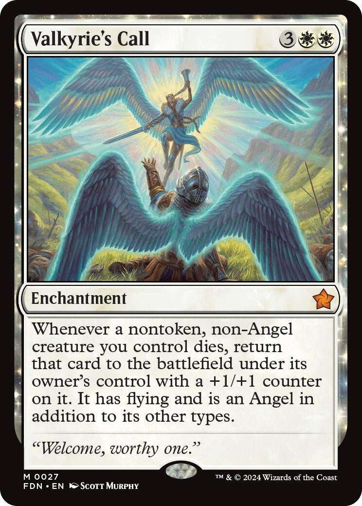 Image for Valkyrie's Call (27) (FDN) - Magic: The Gathering