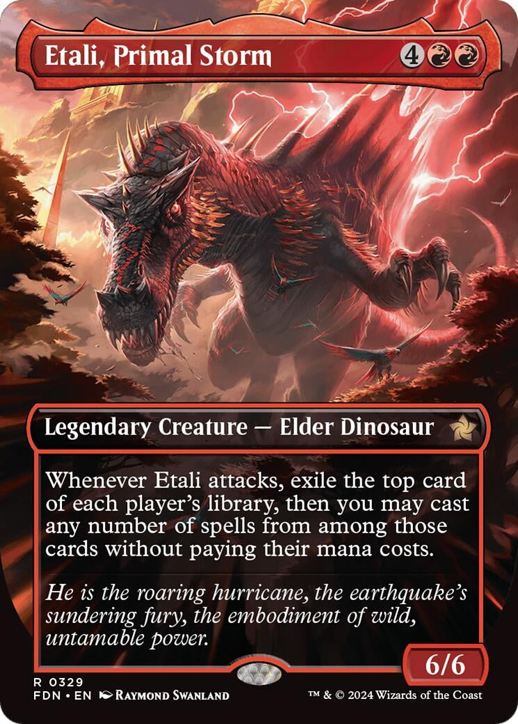 Etali, Primal Storm (Borderless) (329) (FDN)