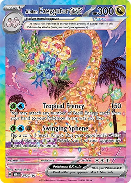 Alolan Exeggutor ex (242/191) (SSP)