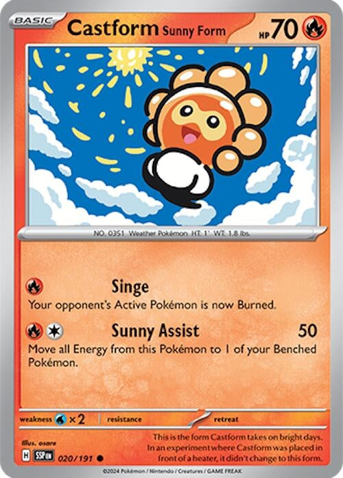 Castform Sunny Form (020/191) (SSP)
