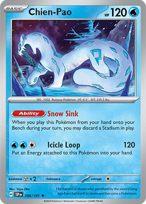 Image for Chien-Pao (056/191) (SSP) - Pokemon