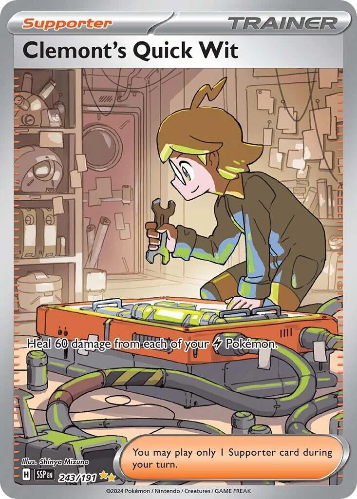 Clemont's Quick Wit (243/191) (SSP)