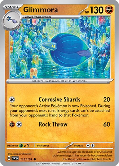 Image for Glimmora (115/191) (SSP) - Pokemon