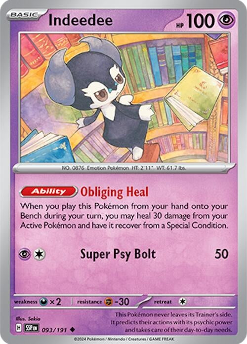 Image for Indeedee (093/191) (SSP) - Pokemon