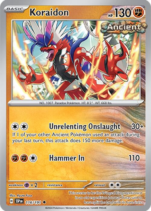 Koraidon (116/191) (SSP)