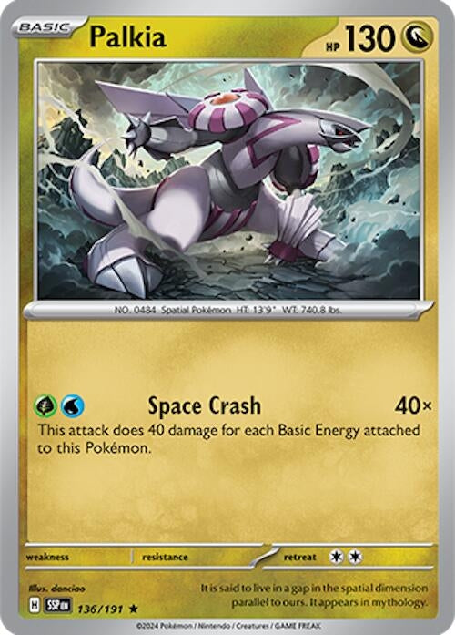 Image for Palkia (136/191) (SSP) - Pokemon