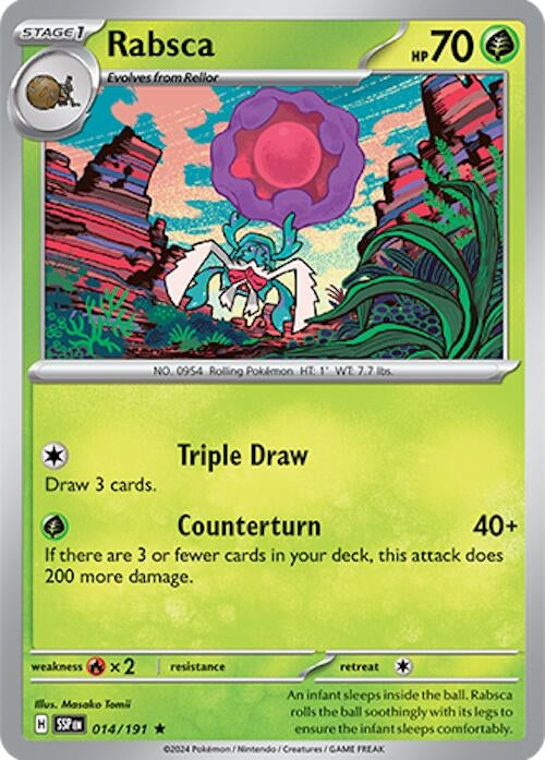 Image for Rabsca (014/191) (SSP) - Pokemon