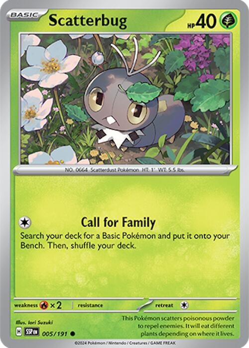 Image for Scatterbug (005/191) (SSP) - Pokemon