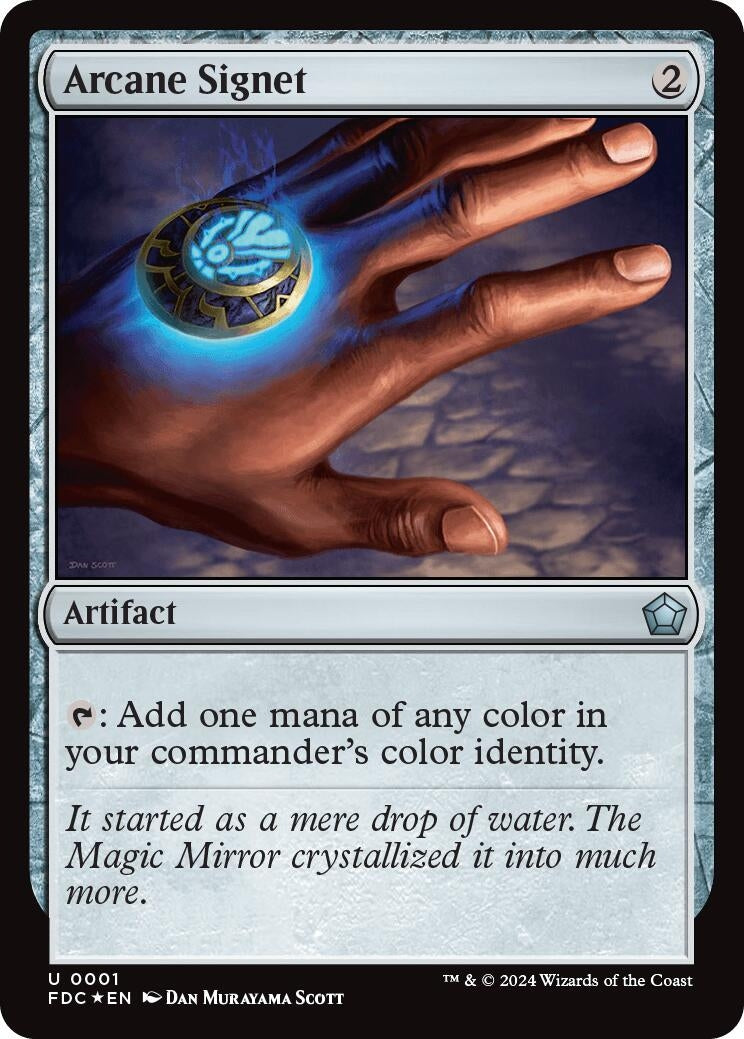 Image for Arcane Signet (0001) (1) (FDC) - Magic: The Gathering
