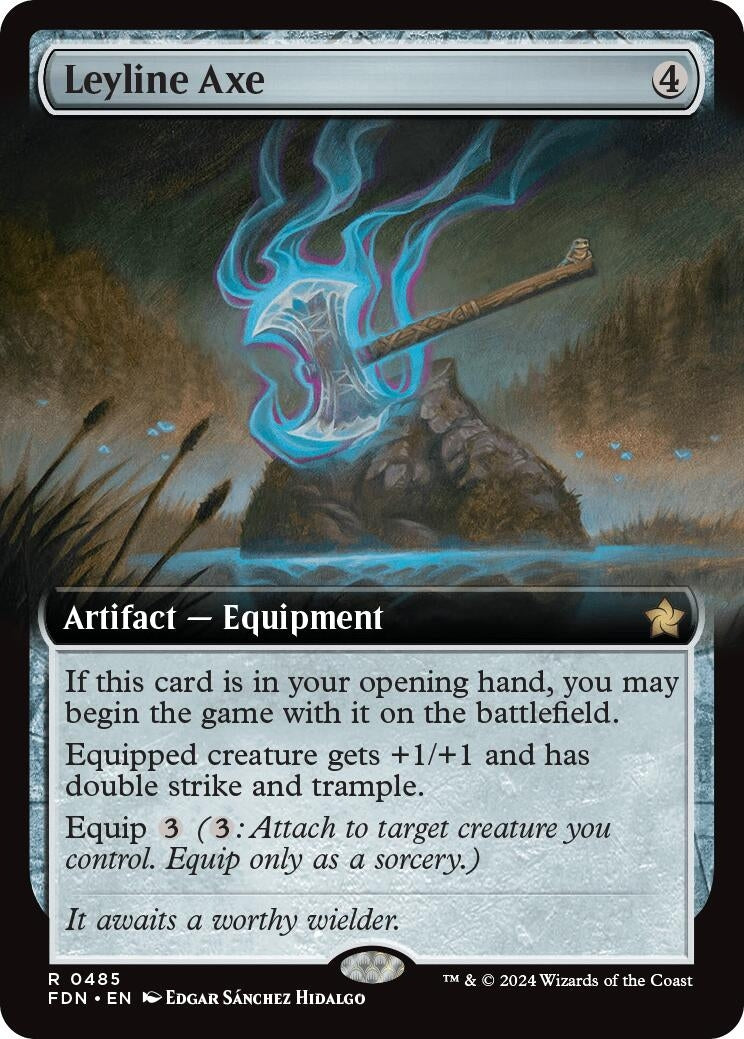 Leyline Axe (Extended Art) (485) (FDN)
