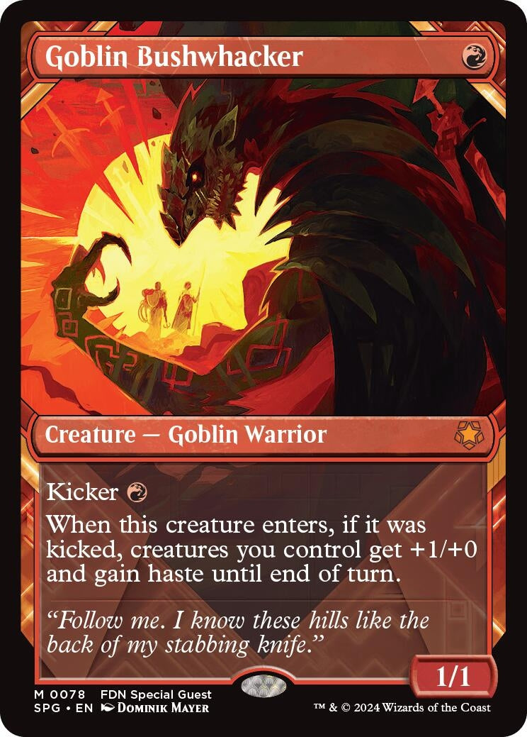 Goblin Bushwhacker (Showcase) (78) (SPG)