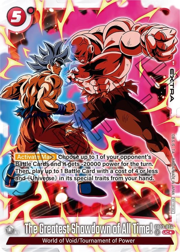 The Greatest Showdown of All Time! (Tournament Pack -Winner- 04) (FB03-024) (DBSFW_TPR)
