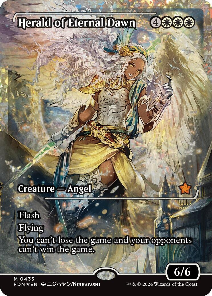 Herald of Eternal Dawn (Showcase) (Fracture Foil) (433) (FDN)