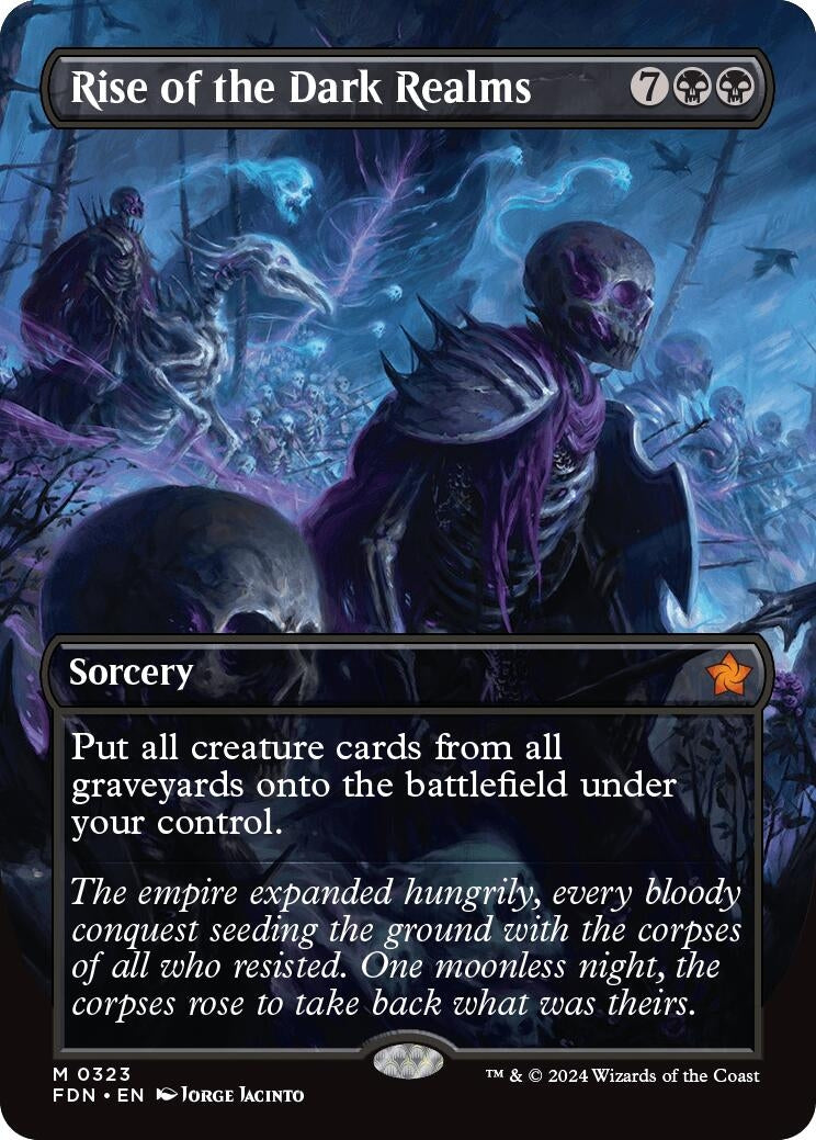 Rise of the Dark Realms (Borderless) (323) (FDN)
