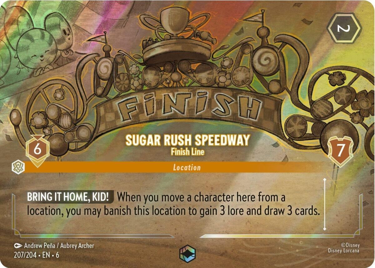 Sugar Rush Speedway - Finish Line (Enchanted) (207/204) (6)