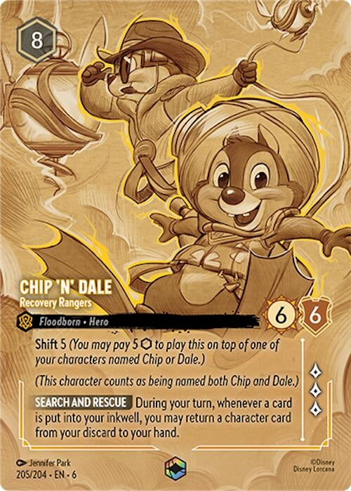 Chip 'n' Dale - Recovery Rangers (Enchanted) (205/204) (6)