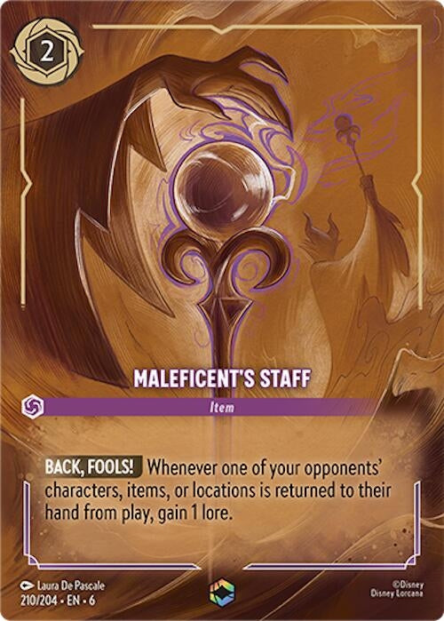 Maleficent's Staff (Enchanted) (210/204) (6)