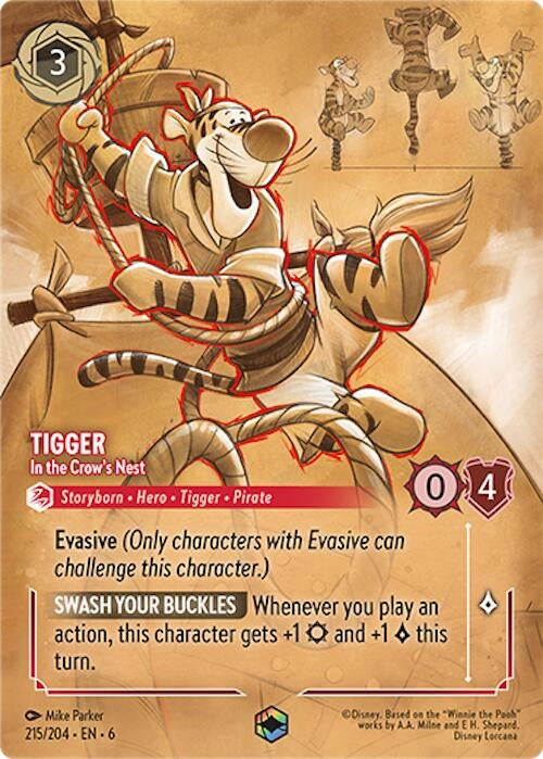 Tigger - In the Crow's Nest (Enchanted) (215/204) (6)