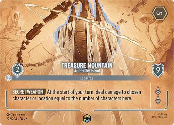 Treasure Mountain - Azurite Sea Island (Enchanted) (222/204) (6)