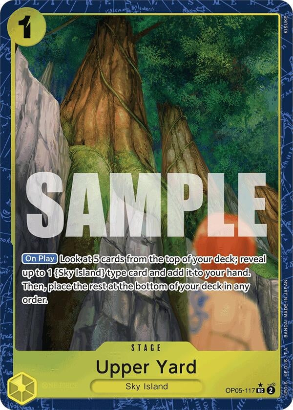 Upper Yard (Alternate Art) (OP05-117) (PRB-01)