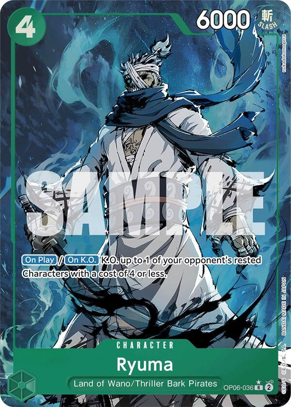Ryuma (Alternate Art) (OP06-036) (PRB-01)