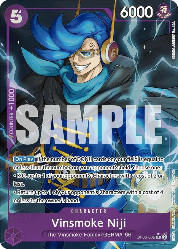 Vinsmoke Niji (OP06-065) (Alternate Art) (OP06-065) (PRB-01)