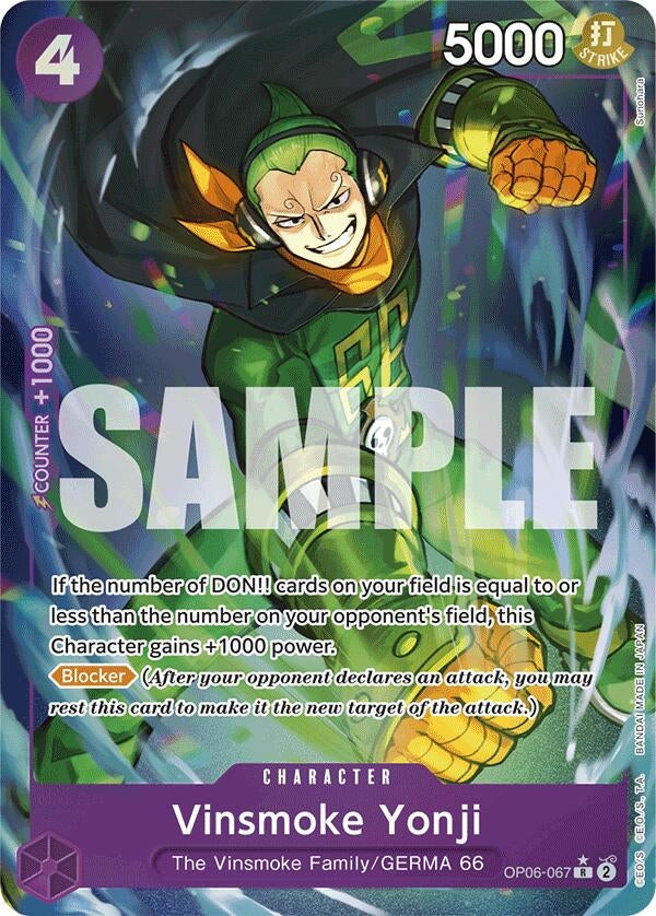Vinsmoke Yonji (OP06-067) (Full Art) (OP06-067) (PRB-01)