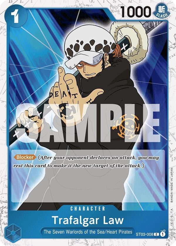 Trafalgar Law (ST03-008) (Jolly Roger Foil) (ST03-008) (PRB-01)