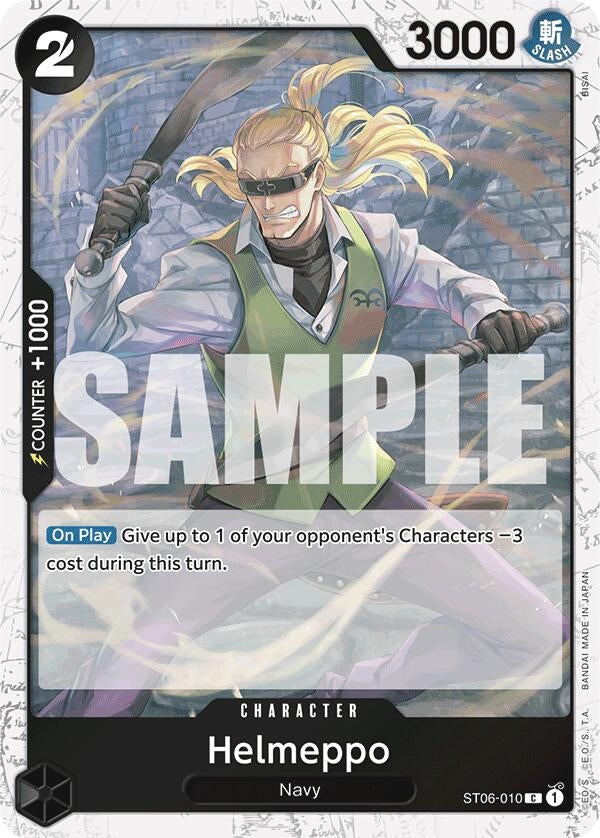 Image for Helmeppo (Jolly Roger Foil) (ST06-010) (PRB-01) - One Piece Card Game