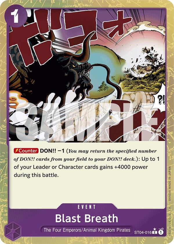 Blast Breath (Textured Foil) (ST04-016) (PRB-01)