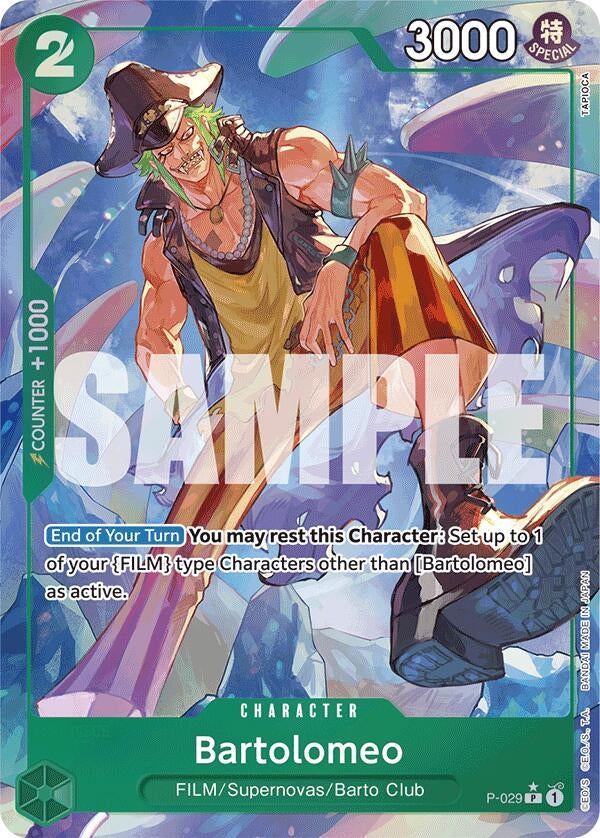 Bartolomeo (P-029) (Full Art) (P-029) (PRB-01)