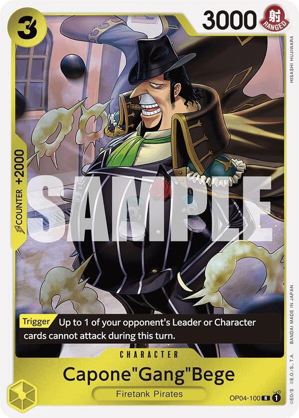 Image for Capone"Gang"Bege (OP04-100) (Reprint) (OP04-100) (PRB-01) - One Piece Card Game