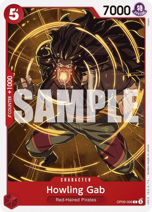 Image for Howling Gab (OP09-006) (OP09) - One Piece Card Game