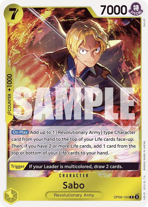 Image for Sabo (104) (OP09-104) (OP09) - One Piece Card Game