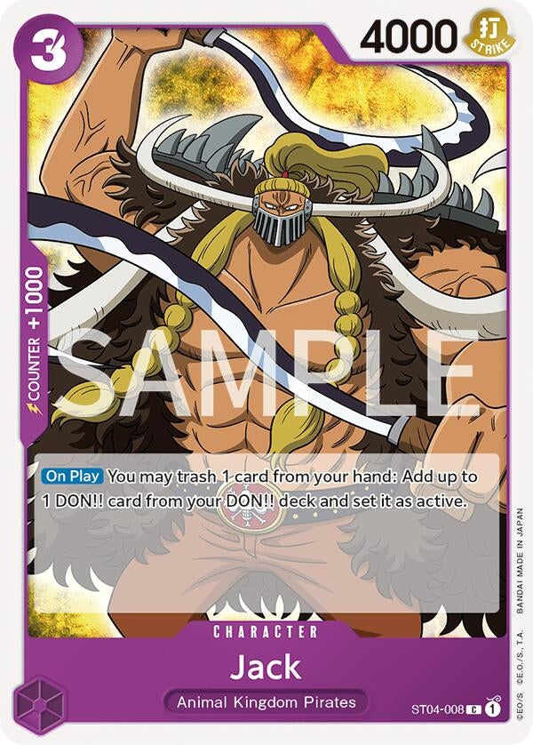 Image for Jack (ST04-008) (OP-RP) - One Piece Card Game