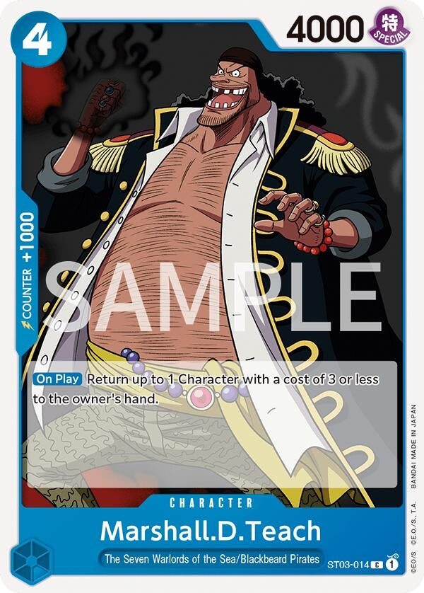 Image for Marshall.D.Teach (ST03-014) (OP-RP) - One Piece Card Game