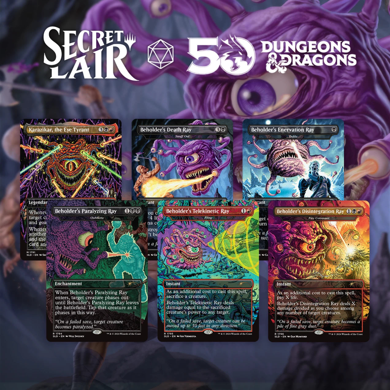 Secret Lair Drop: Secret Lair x Dungeons & Dragons: Death is in the Eyes of the Beholder II - Non-Foil Edition