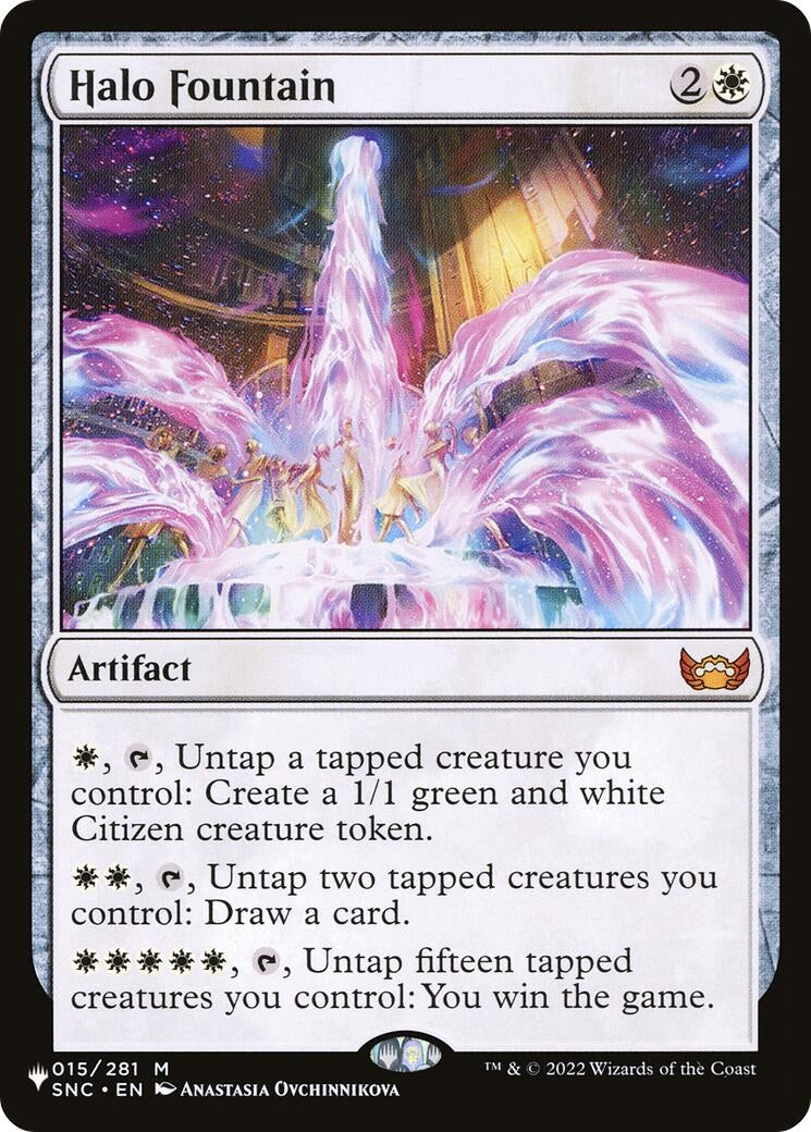 Halo Fountain (015/281) (LIST)