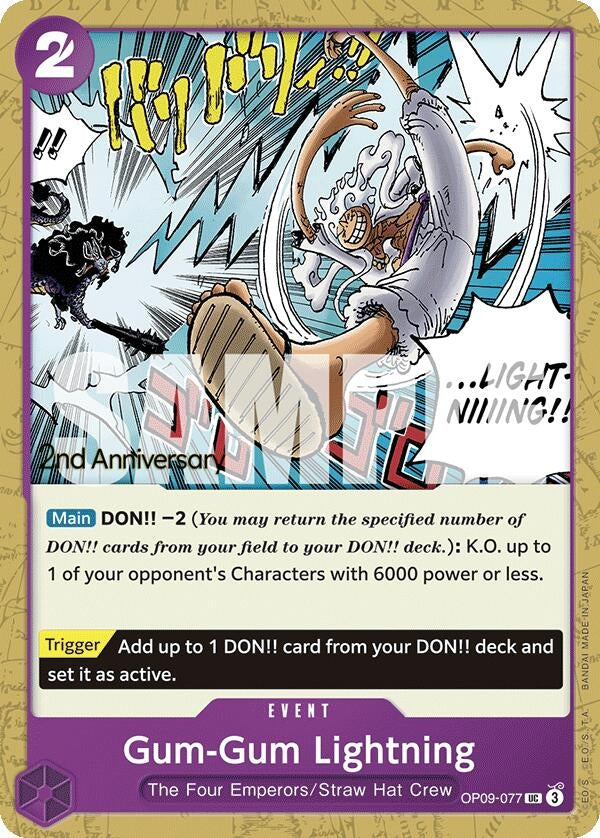 Gum-Gum Lightning (OP09-077) (OP09 ANN)